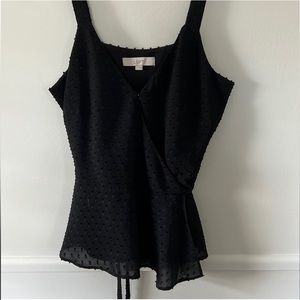 Loft wrap tank top
